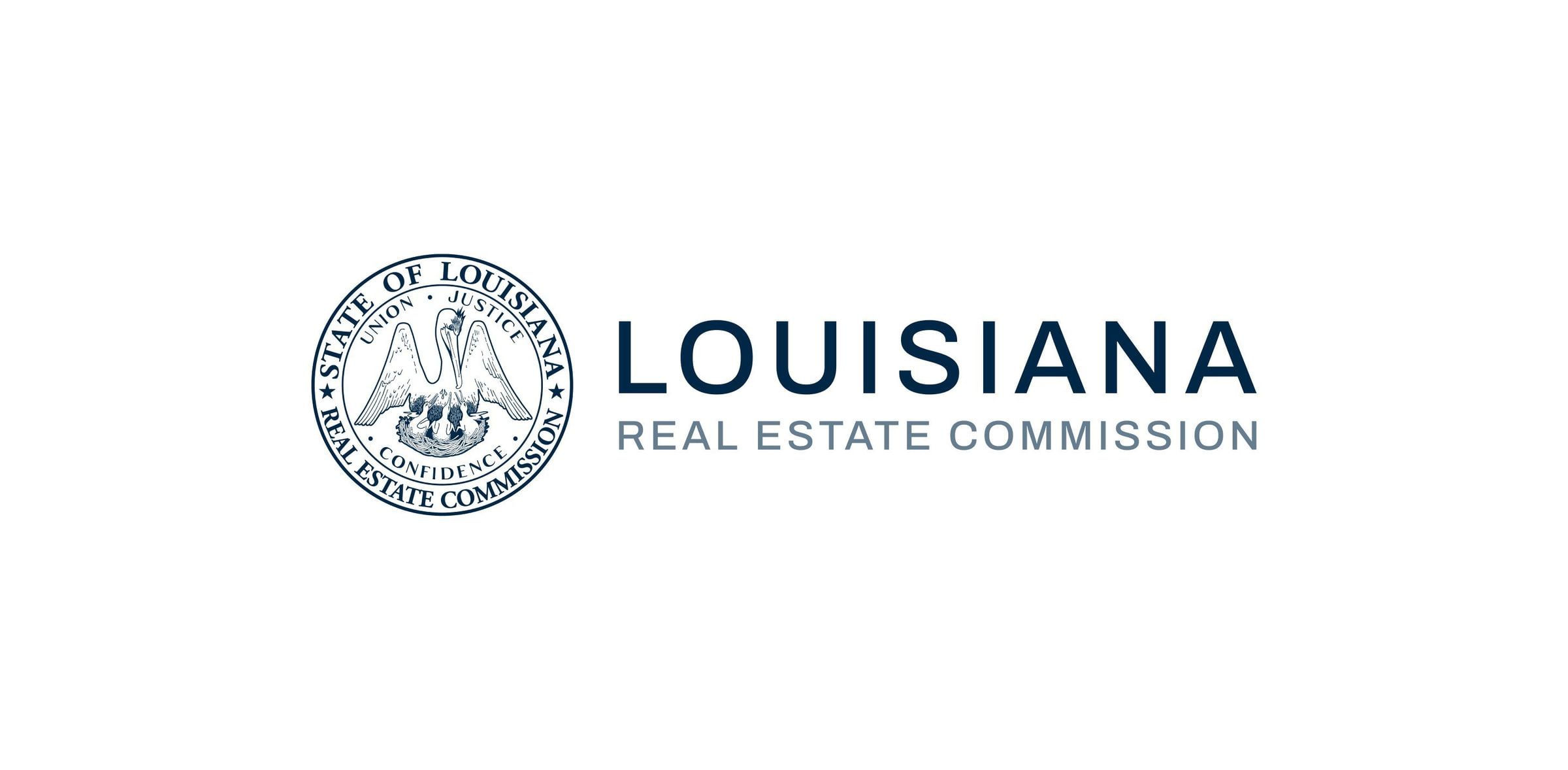 Louisiana Real Estate Commission logo: the state seal and wordmark